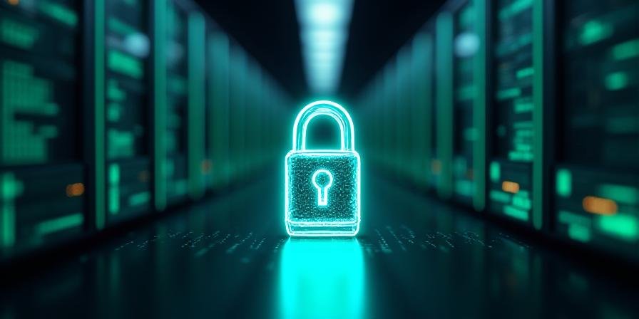 Secure data processing and digital privacy concept